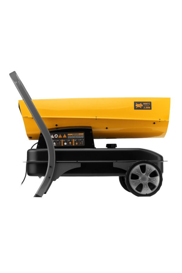 Дизельная тепловая пушка DHG-45i, 45 кВт, 1000 м3/ч, прямой нагрев, электронный термостат Denzel