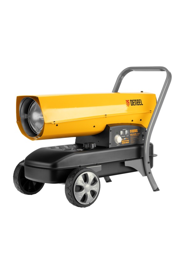 Дизельная тепловая пушка DHG-45i, 45 кВт, 1000 м3/ч, прямой нагрев, электронный термостат Denzel