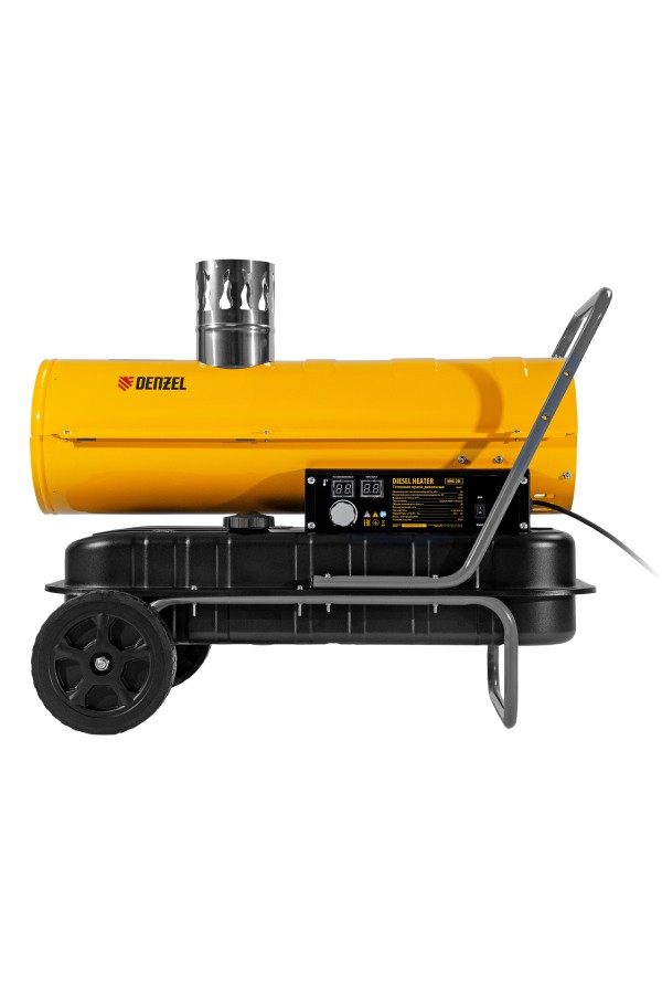 Дизельная тепловая пушка NHG-20i, 20 кВт, 600 м3/ч, непрямой нагрев, цифровой термостат Denzel