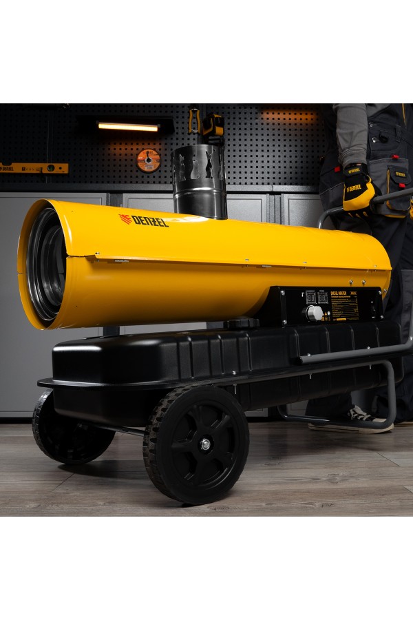 Дизельная тепловая пушка NHG-30i, 30 кВт, 750 м3/ч, непрямой нагрев, цифровой термостат Denzel