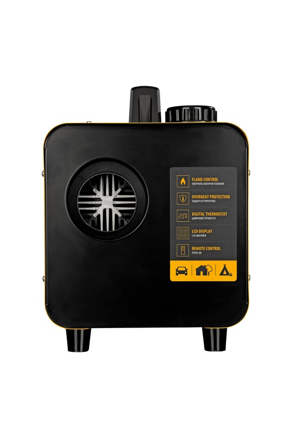 Дизельная тепловая портативная пушка  Flame-5, 5кВт, 300м3/ч, непр.наг., циф. терм. Denzel