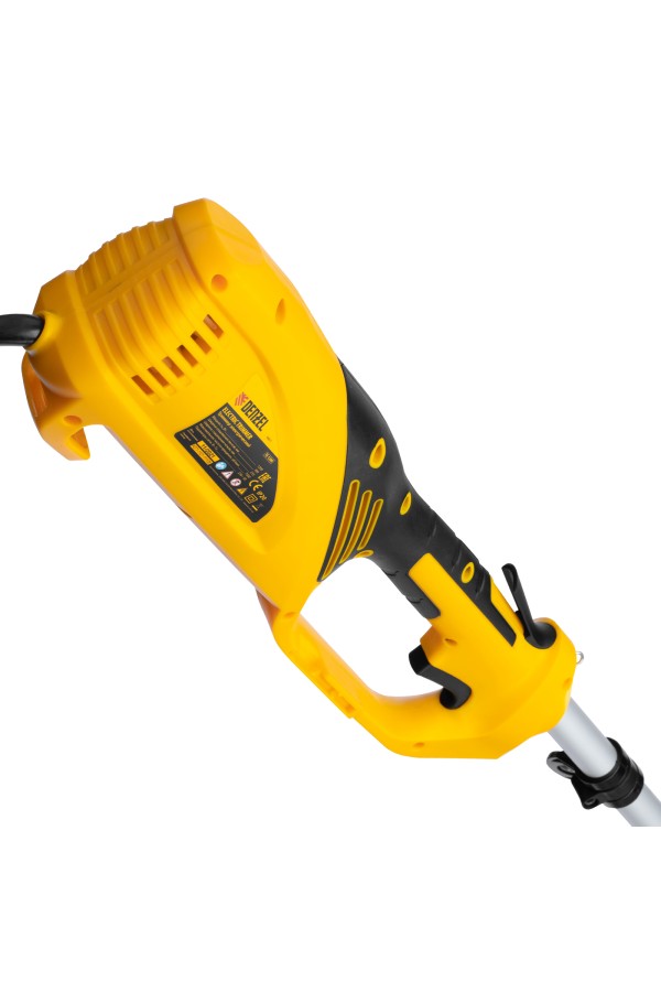 Триммер электрический TE-1200, 1200 Вт, 380 мм, катушка + диск, разборная штанга Denzel