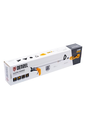 Триммер электрический TE-1200, 1200 Вт, 380 мм, катушка + диск, разборная штанга Denzel