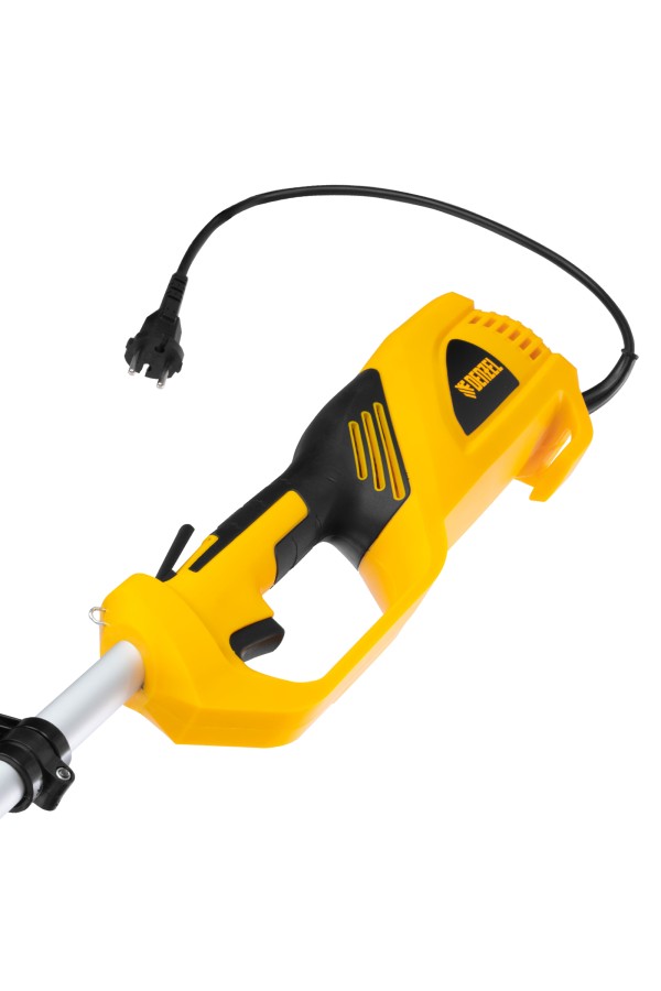 Триммер электрический TE-1200, 1200 Вт, 380 мм, катушка + диск, разборная штанга Denzel