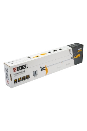 Триммер электрический TE-1400, 1400 Вт, 420 мм, катушка + диск, разборная штанга Denzel