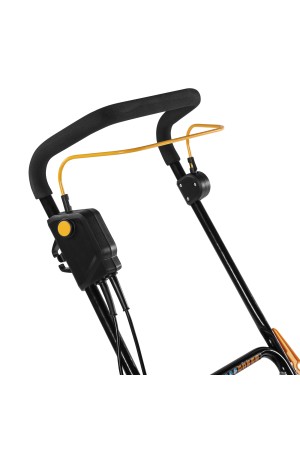 Газонокосилка электрическая GM-1200, 1200 Вт, ширина 32 см, 3 уровня, травосборник 25 л. Denzel