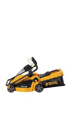 Газонокосилка электрическая GM-1200, 1200 Вт, ширина 32 см, 3 уровня, травосборник 25 л. Denzel