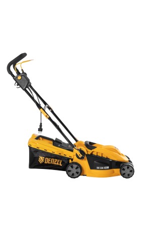 Газонокосилка электрическая GM-1200, 1200 Вт, ширина 32 см, 3 уровня, травосборник 25 л. Denzel