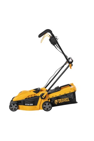 Газонокосилка электрическая GM-1200, 1200 Вт, ширина 32 см, 3 уровня, травосборник 25 л. Denzel