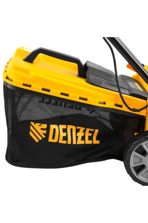 Газонокосилка электрическая GM-1600, 1600 Вт, ширина 36 см, 3 уровя, травосборник 35 л. Denzel