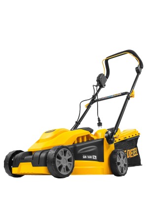 Газонокосилка электрическая GM-1600, 1600 Вт, ширина 36 см, 3 уровя, травосборник 35 л. Denzel
