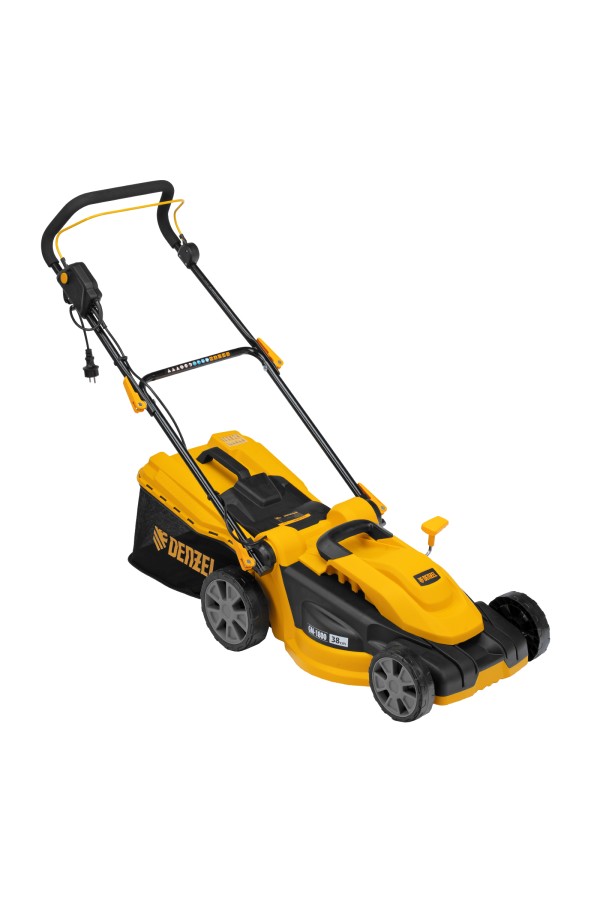 Газонокосилка электрическая GM-1800, 1800 Вт, шир. 38 см, 6 уров., травосб. 40 л. Denzel