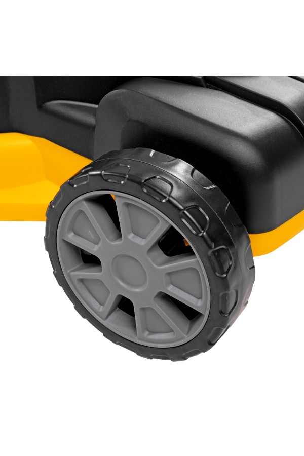 Газонокосилка электрическая GM-2000, 2000 Вт, ширина 43 см, 6 уровней, травосборник 45 л. Denzel