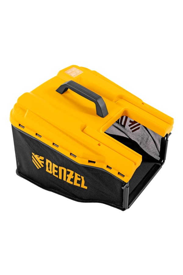 Газонокосилка электрическая GM-2000, 2000 Вт, ширина 43 см, 6 уровней, травосборник 45 л. Denzel