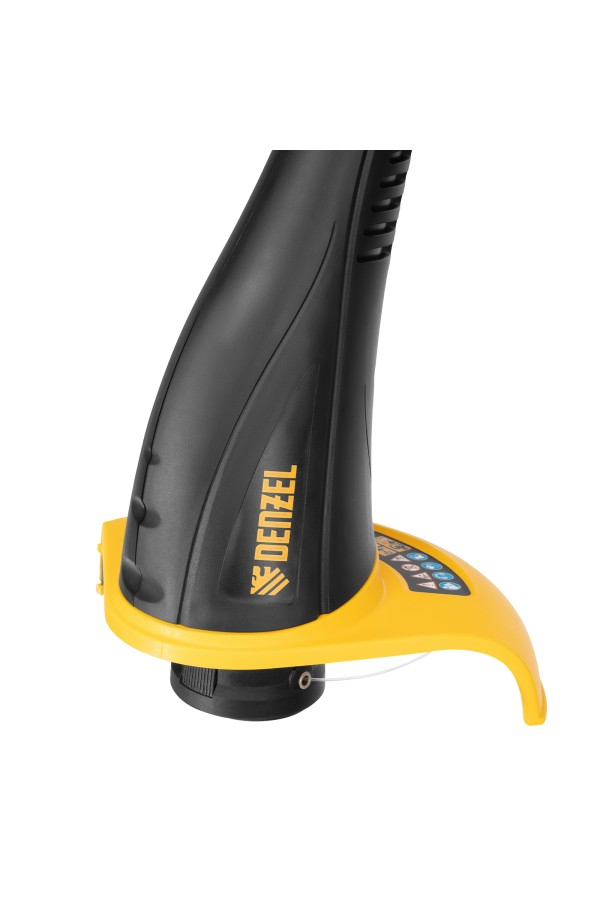 Триммер электрический TE-350, 350 Вт, 260 мм, катушка полуавтомат Denzel