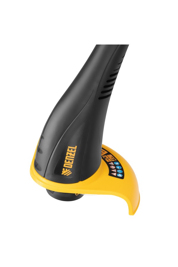 Триммер электрический TE-350, 350 Вт, 260 мм, катушка полуавтомат Denzel