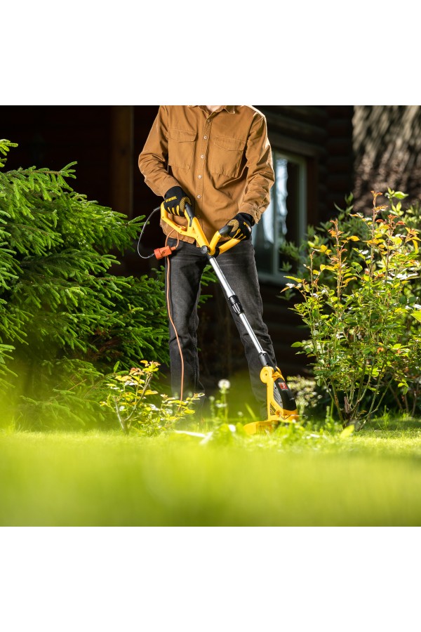 Триммер электрический TE-650, 650Вт,330мм,катушка автомат,телескоп.штанга,регул. углы накл. Denzel