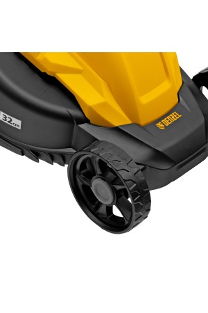 Газонокосилка электрическая GM-1100, 1100 Вт, шир. 32 см, 3 уров., травосб. 30 л Denzel