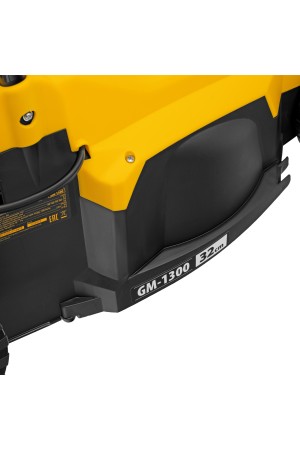 Газонокосилка электрическая GM-1300, 1300 Вт, шир. 32 см, 5 уров., травосб. 35 л Denzel
