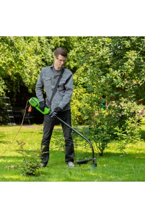 Триммер электрический ЭКИ-1100, 1100 Вт, 350 мм, катушка, разборная штанга Сибртех