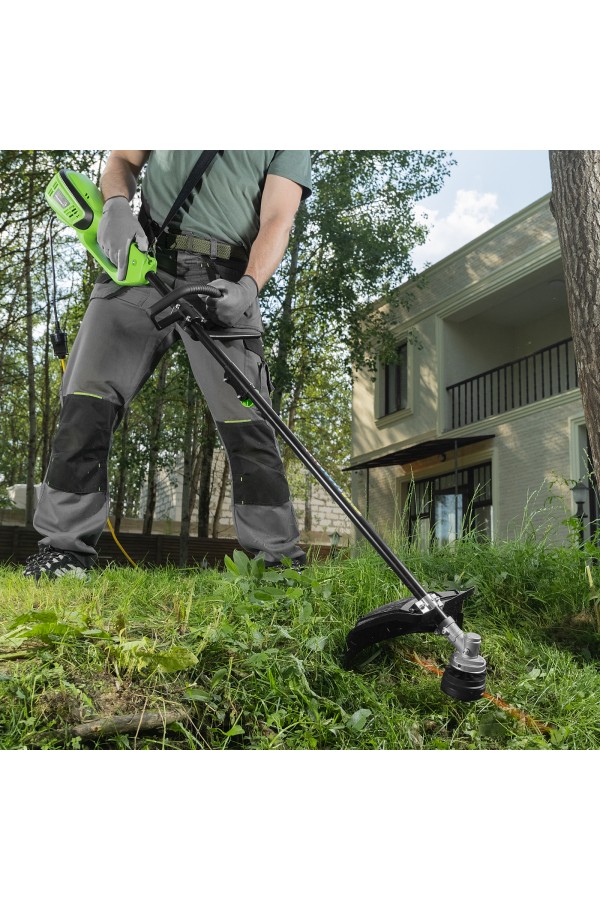 Триммер электрический ЭК-1200, 1200 Вт, 380 мм, разборная штанга, катушка, диск Сибртех