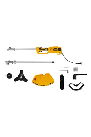 Триммер электрический TE-1220, 1200 Вт, 380 мм, катушка, диск, разборная штанга Denzel