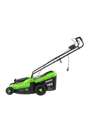 Газонокосилка электрическая L1500, 1500 Вт, ширина 33 см, 5 уровней, пластиковый травосборник 35 л Сибртех
