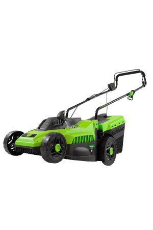 Газонокосилка электрическая L1500, 1500 Вт, ширина 33 см, 5 уровней, пластиковый травосборник 35 л Сибртех