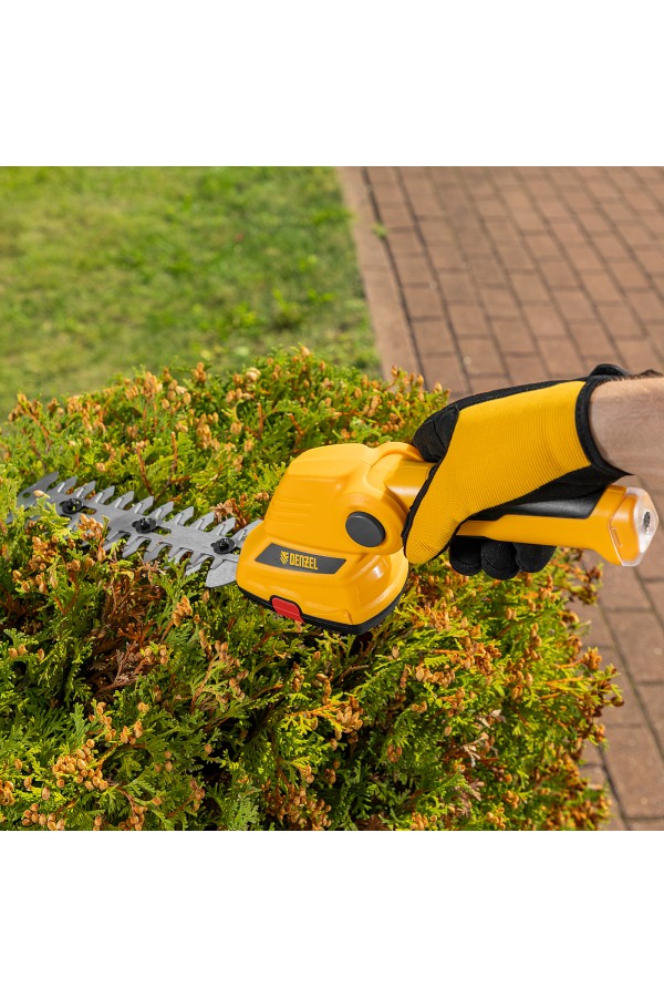 Ножницы-кусторез с телескопической штангой аккумуляторные G801E с акк. 7.2В Li-Ion 1.5 Ач Denzel