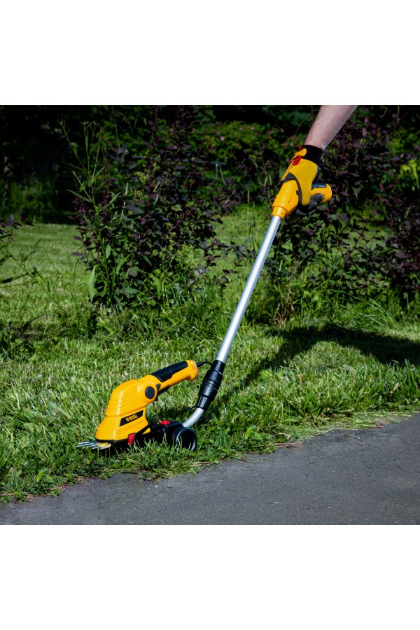 Ножницы-кусторез с телескопической штангой аккумуляторные G801E с акк. 7.2В Li-Ion 1.5 Ач Denzel