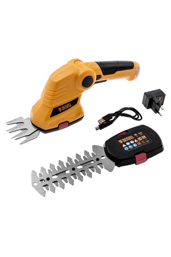 Ножницы-кусторез аккумуляторные G411 с акк. 3.6В Li-Ion 1.5 Ач Denzel