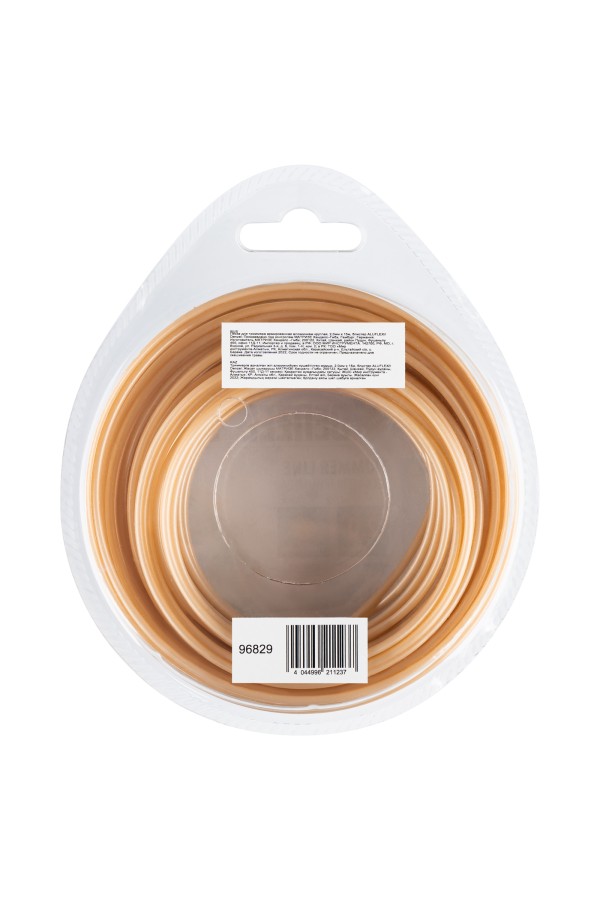 Леска для триммера армированная алюминием круглая, 2,0мм х 15м, блистер ALUFLEX Denzel