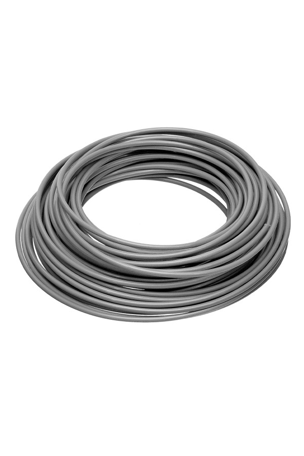 Леска для триммера армированная алюминием круглая, 2,7мм х 15м, блистер ALUFLEX Denzel