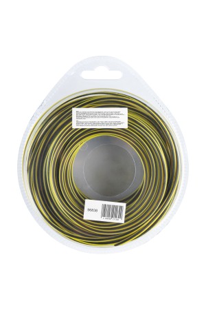 Леска для триммера двухкомпонентная квадратная, 2,4мм х 15м, блистер SkyCutter// Denzel