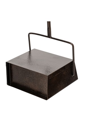 Совок-ловушка хозяйственный, металлический (h-850 мм), металлическая ручка Россия