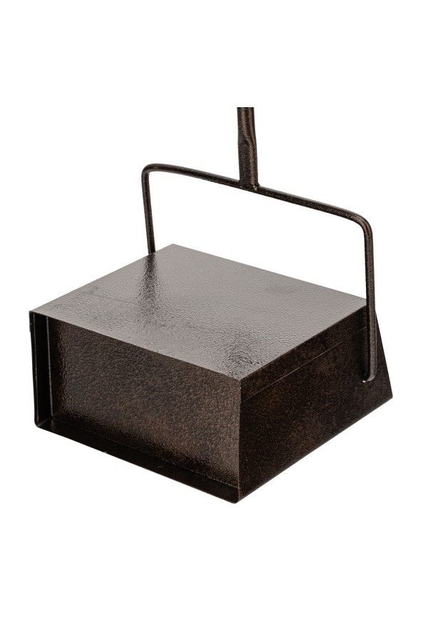 Совок-ловушка хозяйственный, металлический (h-850 мм) металлическая ручка