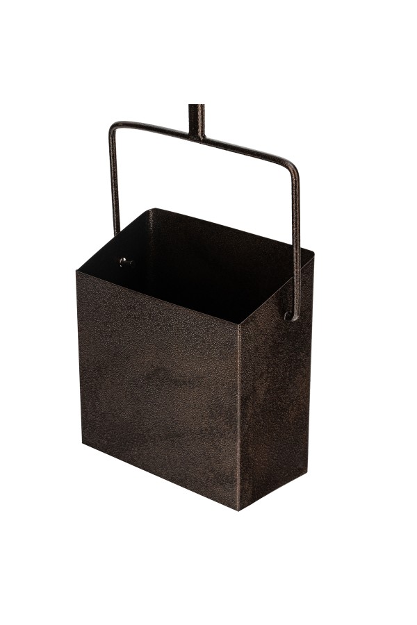 Совок-ловушка хозяйственный, металлический (h-850 мм) металлическая ручка