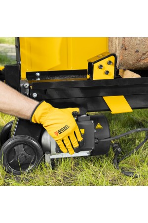 Дровокол электрический ELS7T-52, 2300 Вт, сила раскола 7т, макс. размеры полена D250 x 520 мм Denzel