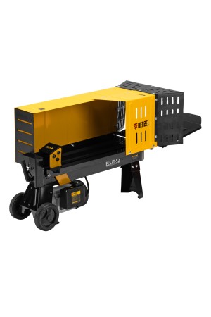 Дровокол электрический ELS7T-52, 2300 Вт, сила раскола 7т, макс. размеры полена D250 x 520 мм Denzel