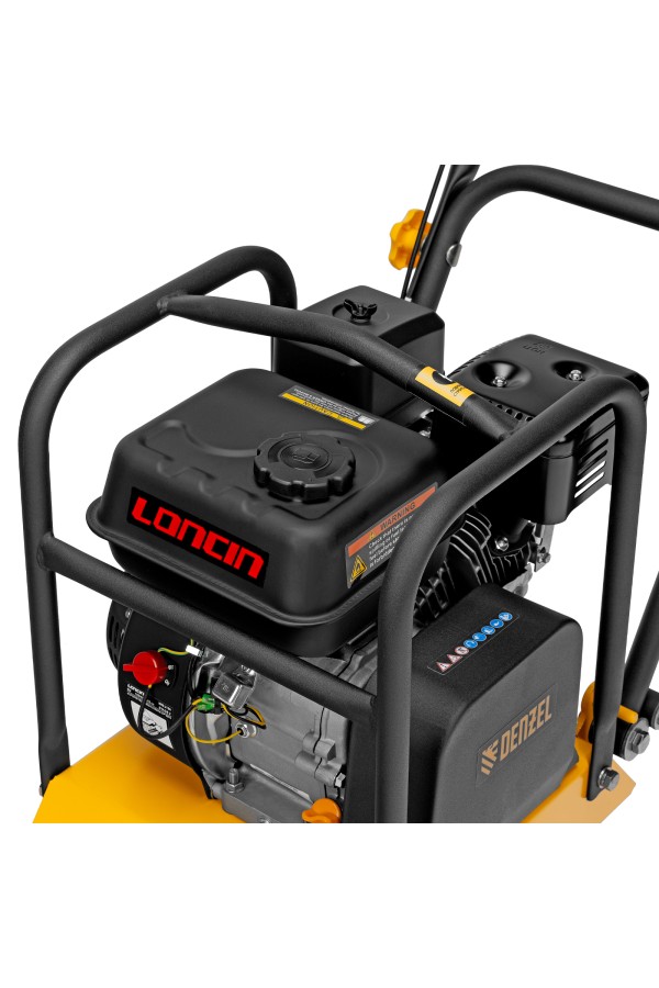 Виброплита бензиновая VC-12, 12 кН, 45*35 см, 196 см3 Denzel