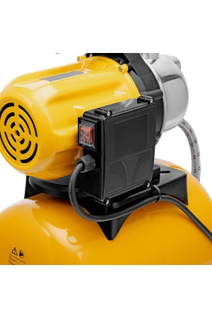 Насосная станция PS800X, 800 Вт, 3200 л/ч, ресивер 24 л, подъем 38 м, нержавейка Denzel