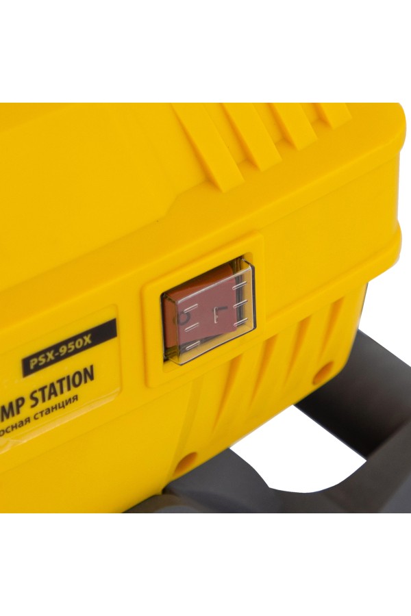 Насосная станция PSХ950X, Х-Pro, 950 Вт, 3300 л/ч, ресивер 24 л, подъем 38 м, нержавейка Denzel