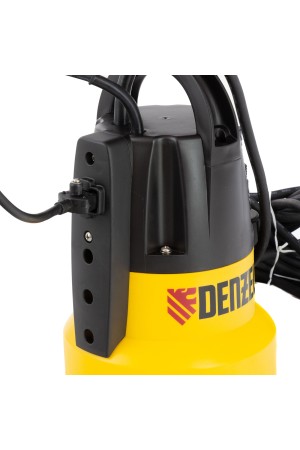 Дренажный насос DP500E, 500 Вт, подъем 7 м, 7000 л/ч Denzel
