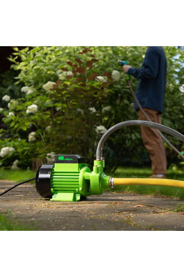 Садовый поверхностный насос СПН450-Ч, 450 Вт, напор 40 м, 2100 л/ч, чугун Сибртех