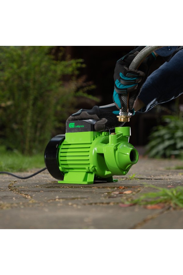 Садовый поверхностный насос СПН450-Ч, 450 Вт, напор 40 м, 2100 л/ч, чугун Сибртех