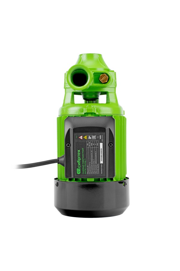 Садовый поверхностный насос СПН700-Ч, 700 Вт, напор 50 м, 3000 л/ч, чугун Сибртех