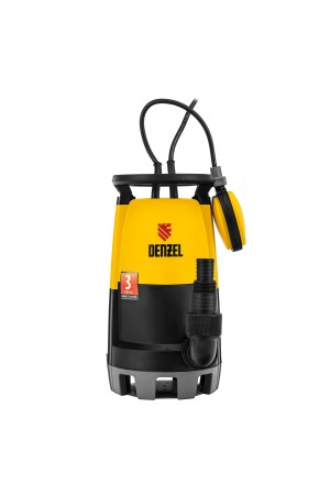 Дренажный насос для чистой и грязной воды DP450S, 450 Вт, напор 6 м, 12000 л/ч Denzel