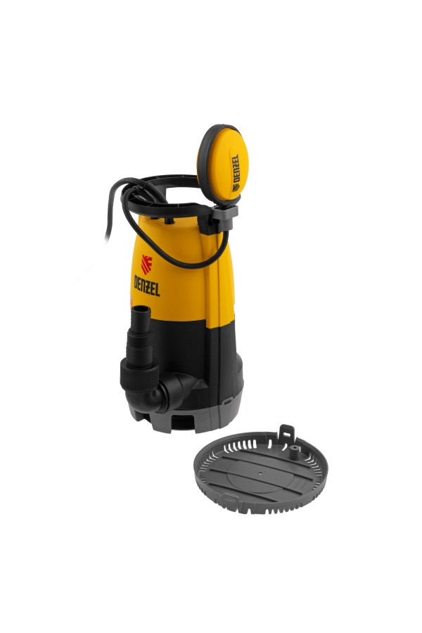 Дренажный насос для чистой и грязной воды DP-600S, 600 Вт, напор 7 м, 13000 л/ч Denzel