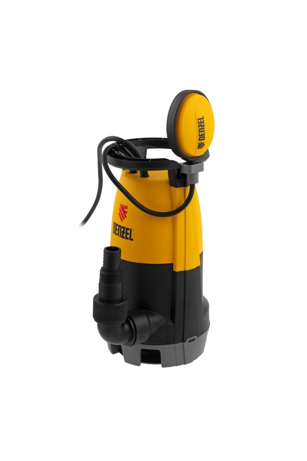 Дренажный насос для чистой и грязной воды DP-600S, 600 Вт, напор 7 м, 13000 л/ч Denzel