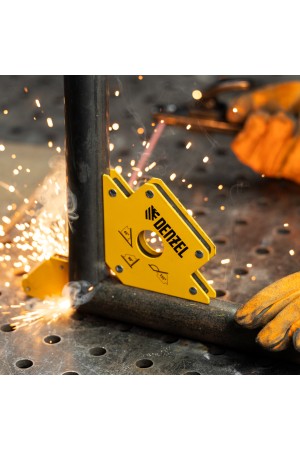 Фиксатор магнитный для сварочных работ, усилие 50 Lb Denzel